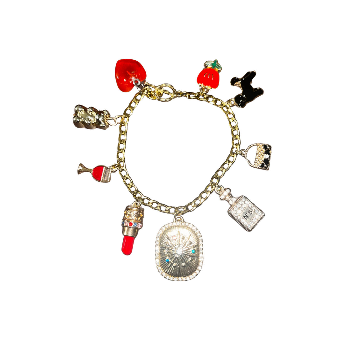 "Gold-digger Gal" Charm Bracelet