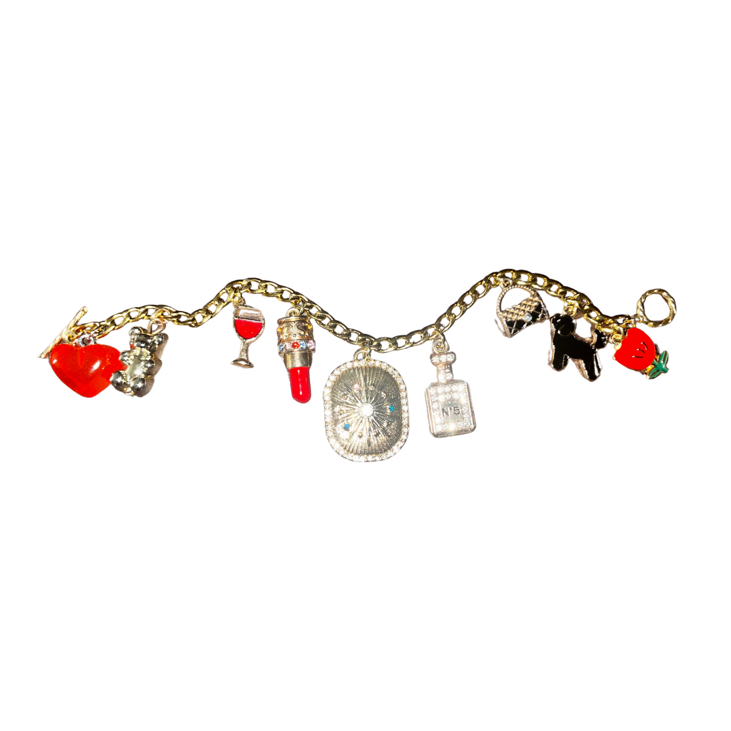 "Gold-digger Gal" Charm Bracelet