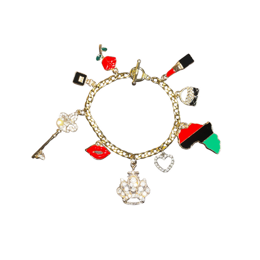 "Queendom" Charm Bracelet