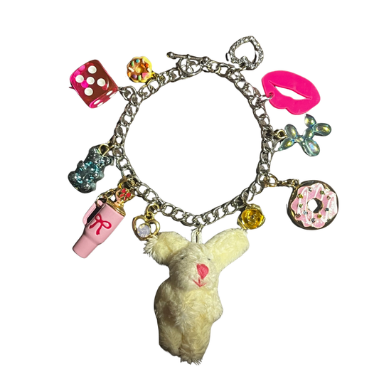 "I'm Just A Girl" Charm Bracelet