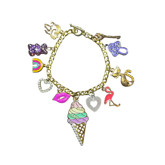 "Young & Free' Charm Bracelet